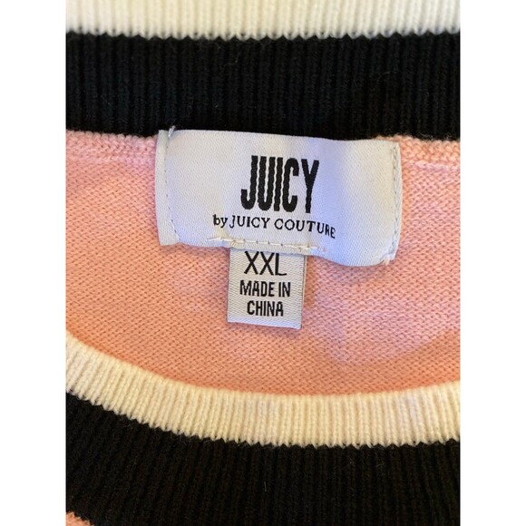 NEW Juicy Couture Sweater Size XXL 2X
Cropped Pullover Crewneck Pale Soft
Pink - Picture 7 of 12